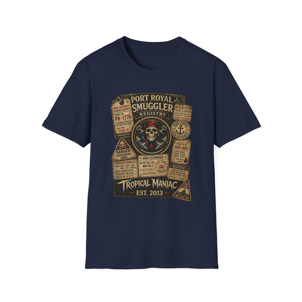 Smuggler Registry Skull T-Shirt