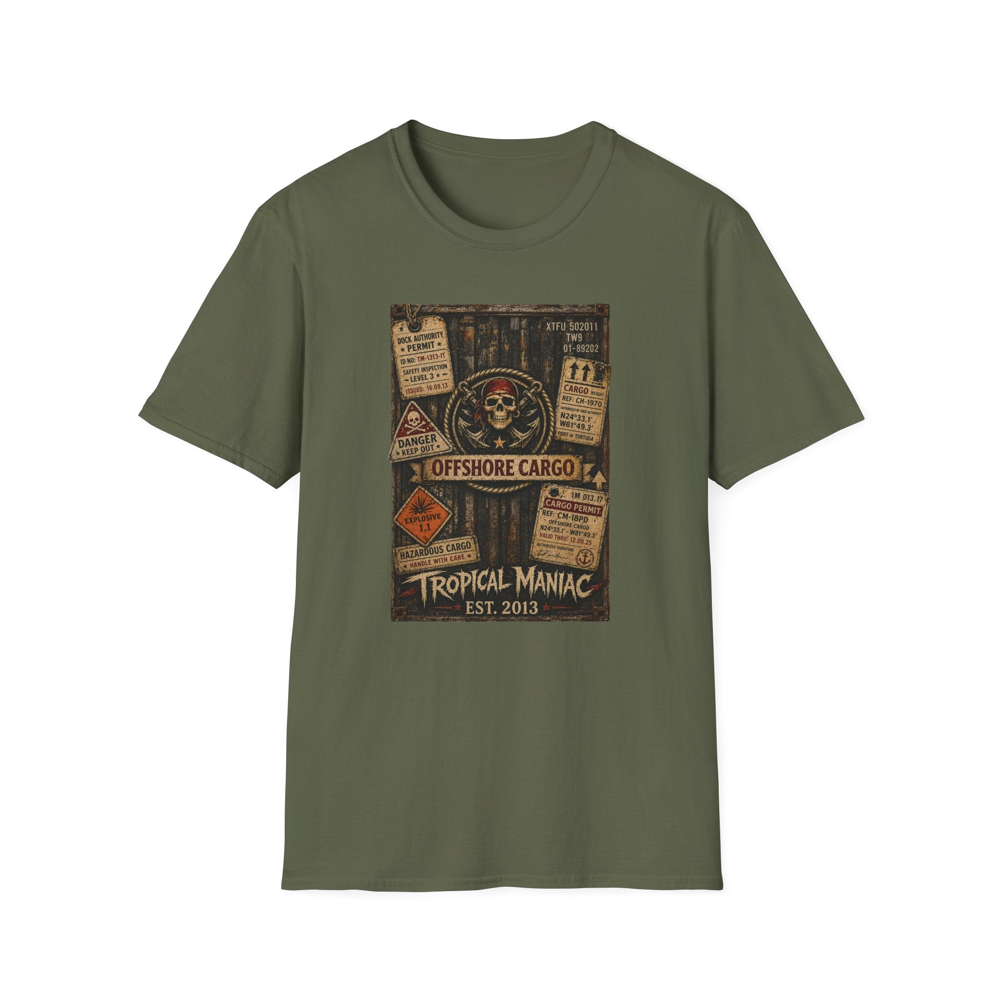 Offshore Cargo Skull T-Shirt