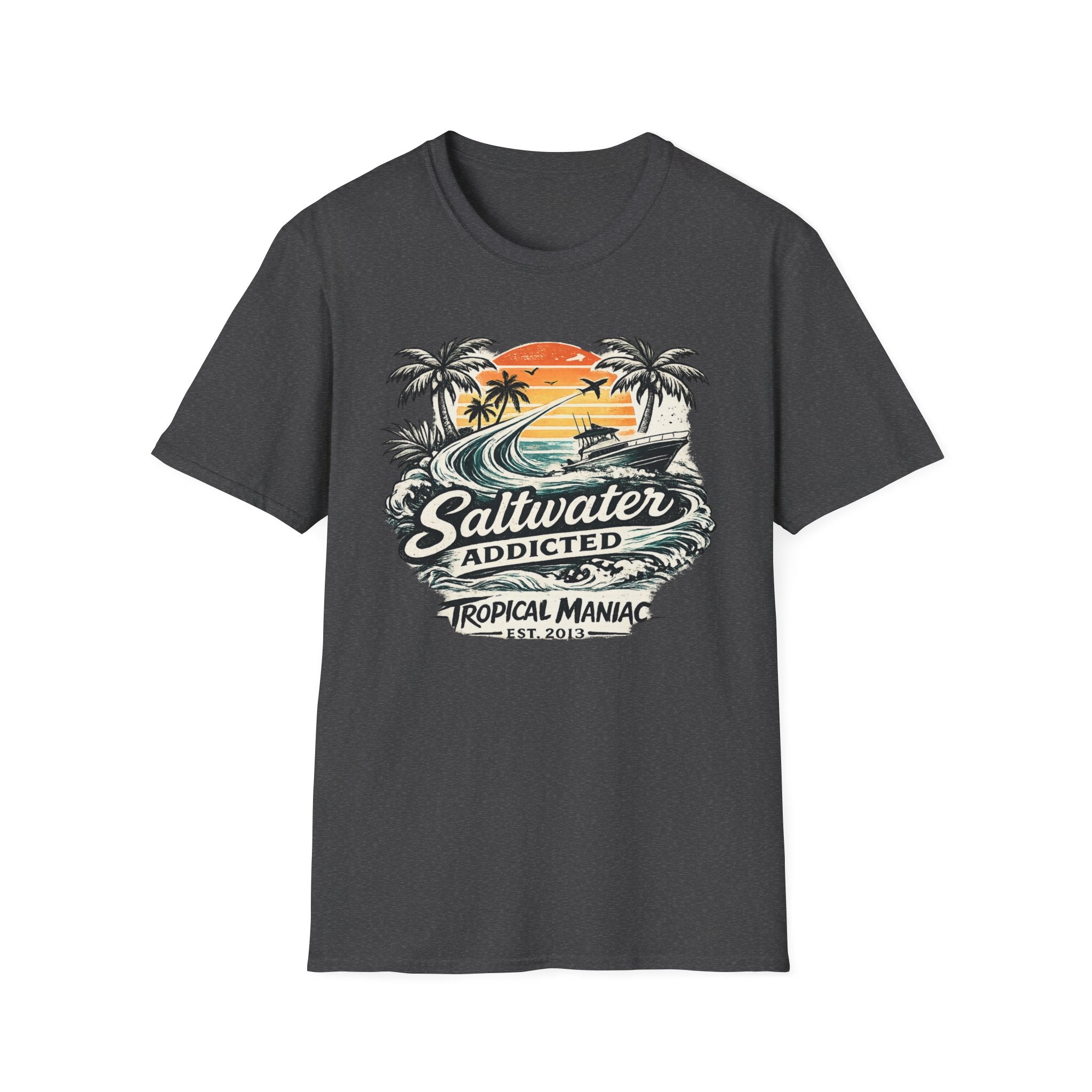Saltwater Addicted Beach T-Shirt
