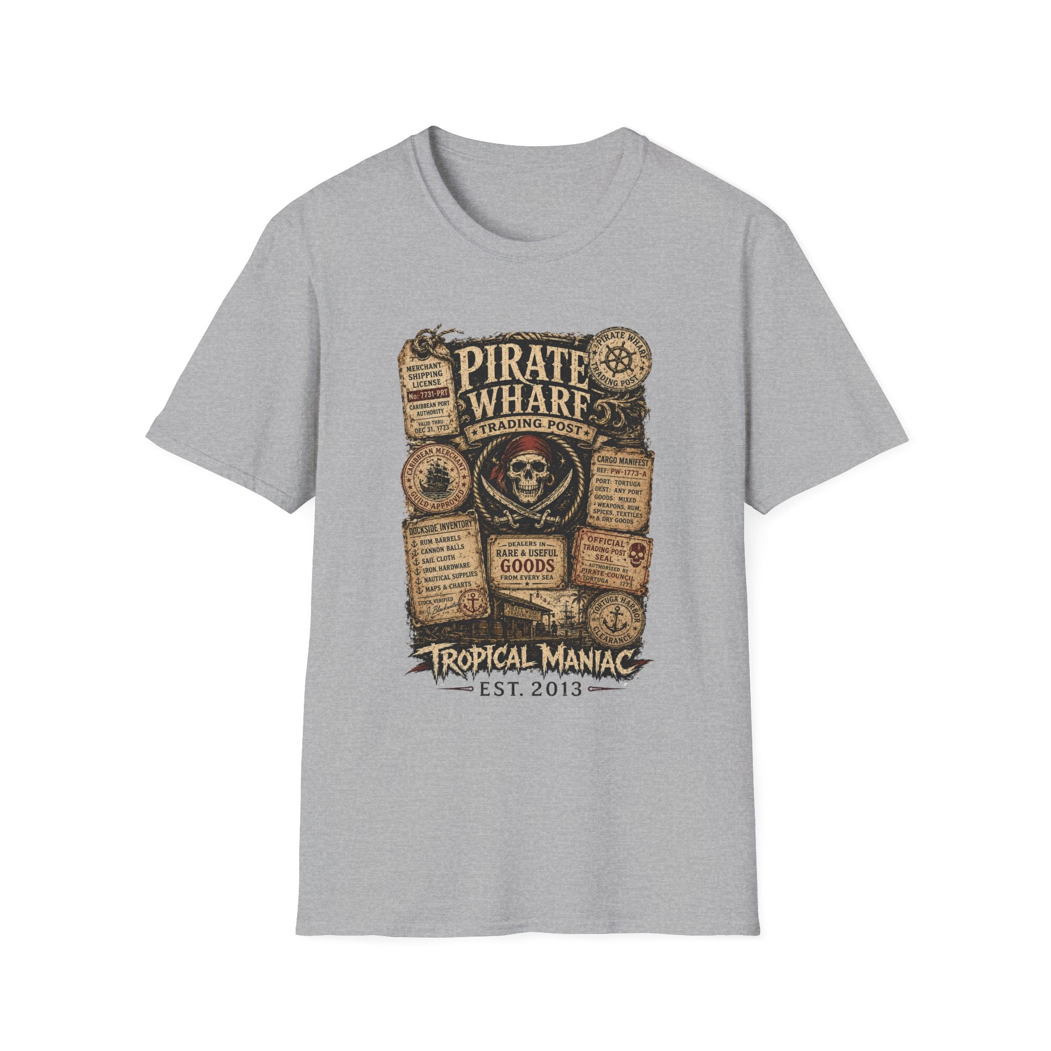 Pirate Wharf Trading Post T-Shirt