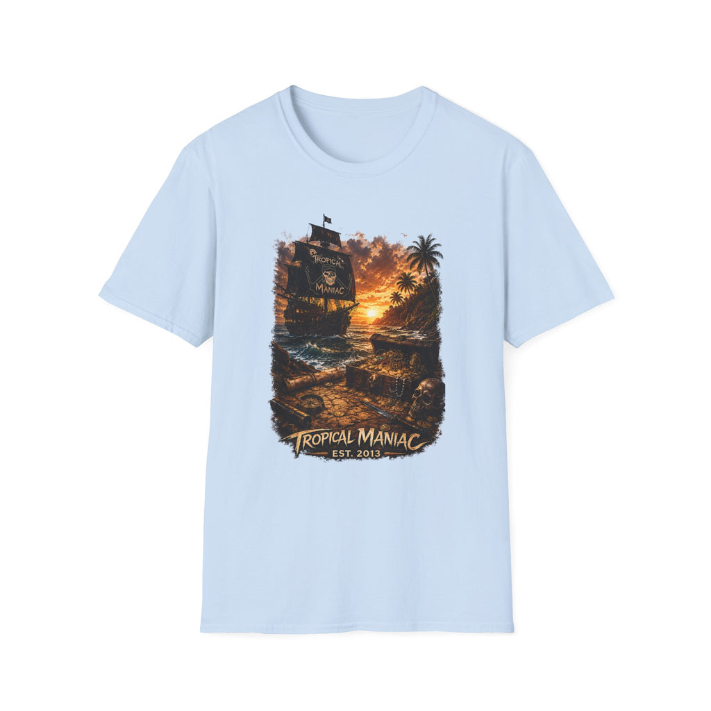 Sunset Pirate Ship T-Shirt