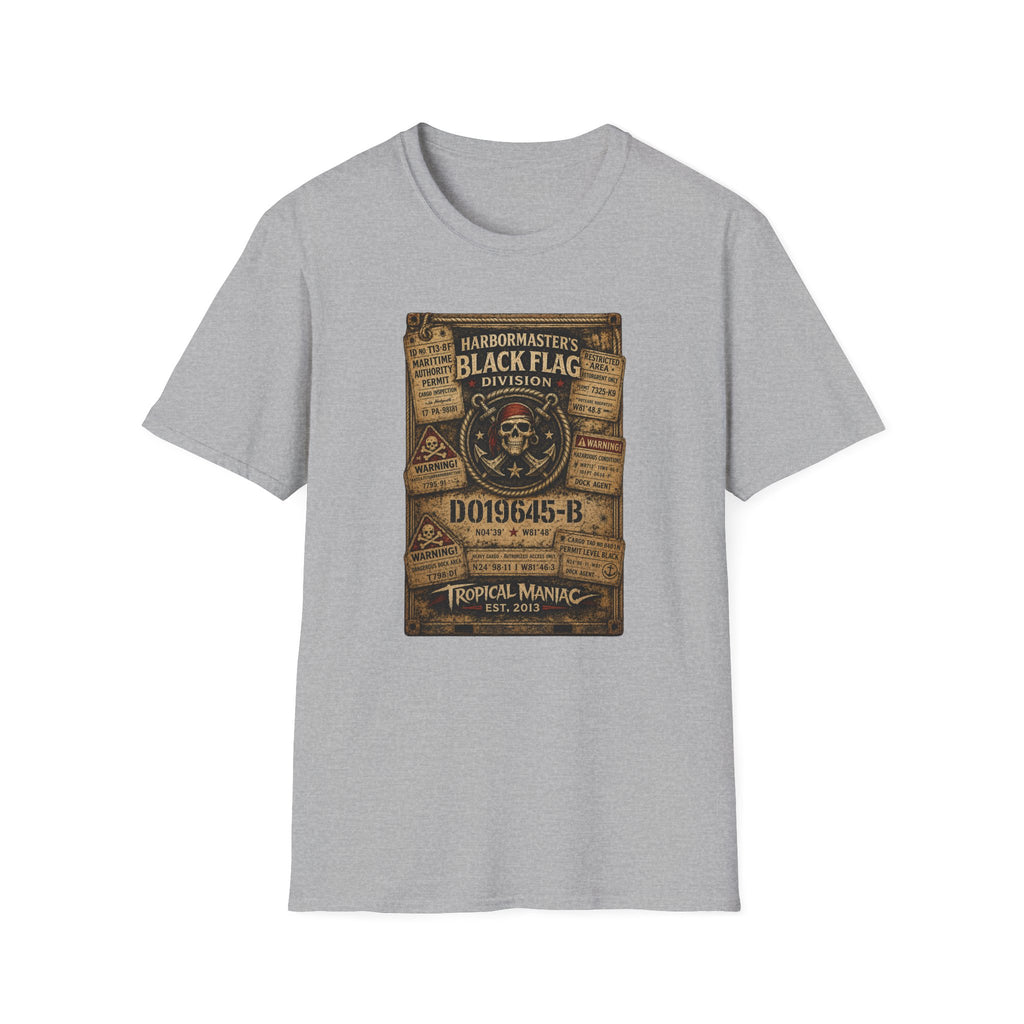 Black Flag Division Skull T‑Shirt