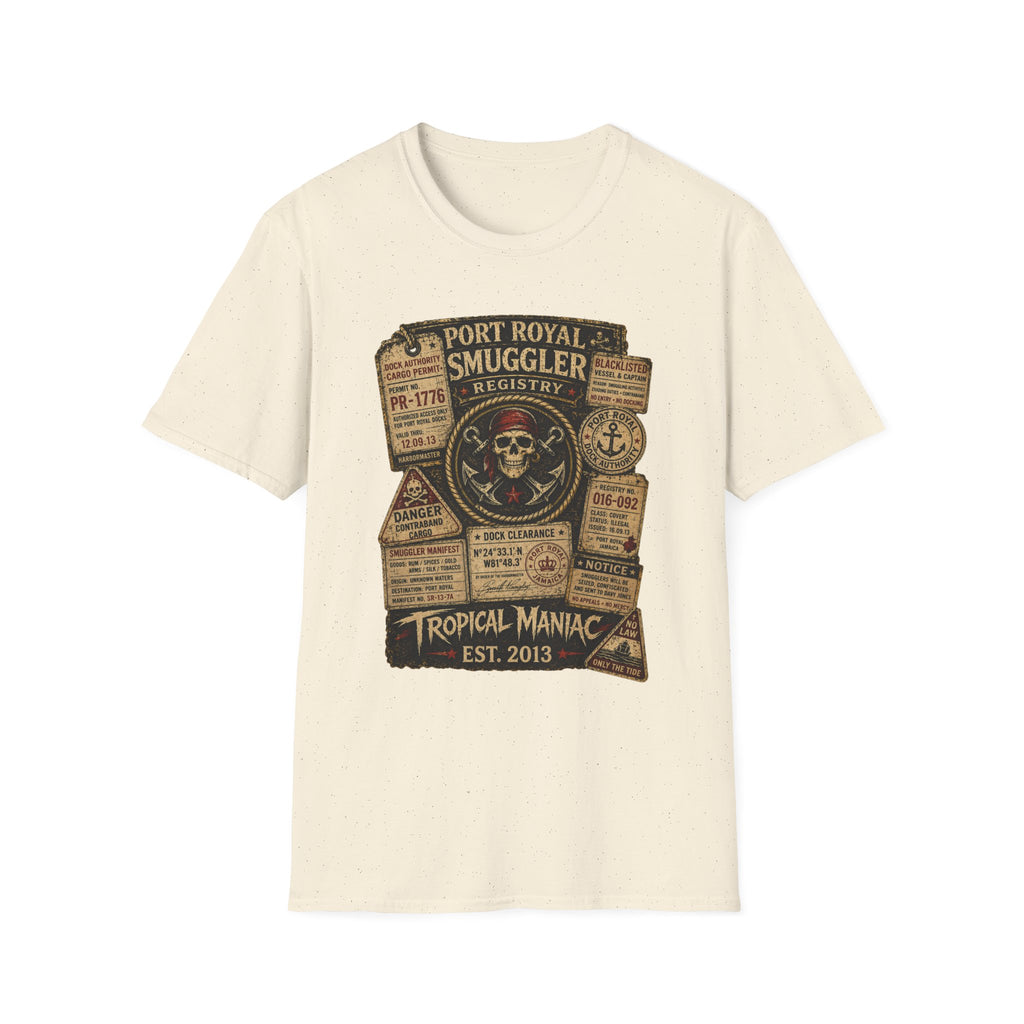 Smuggler Registry Skull T-Shirt