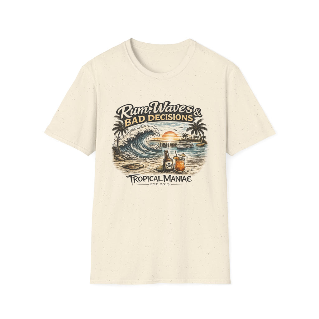Rum, Waves & Bad Decisions T-Shirt
