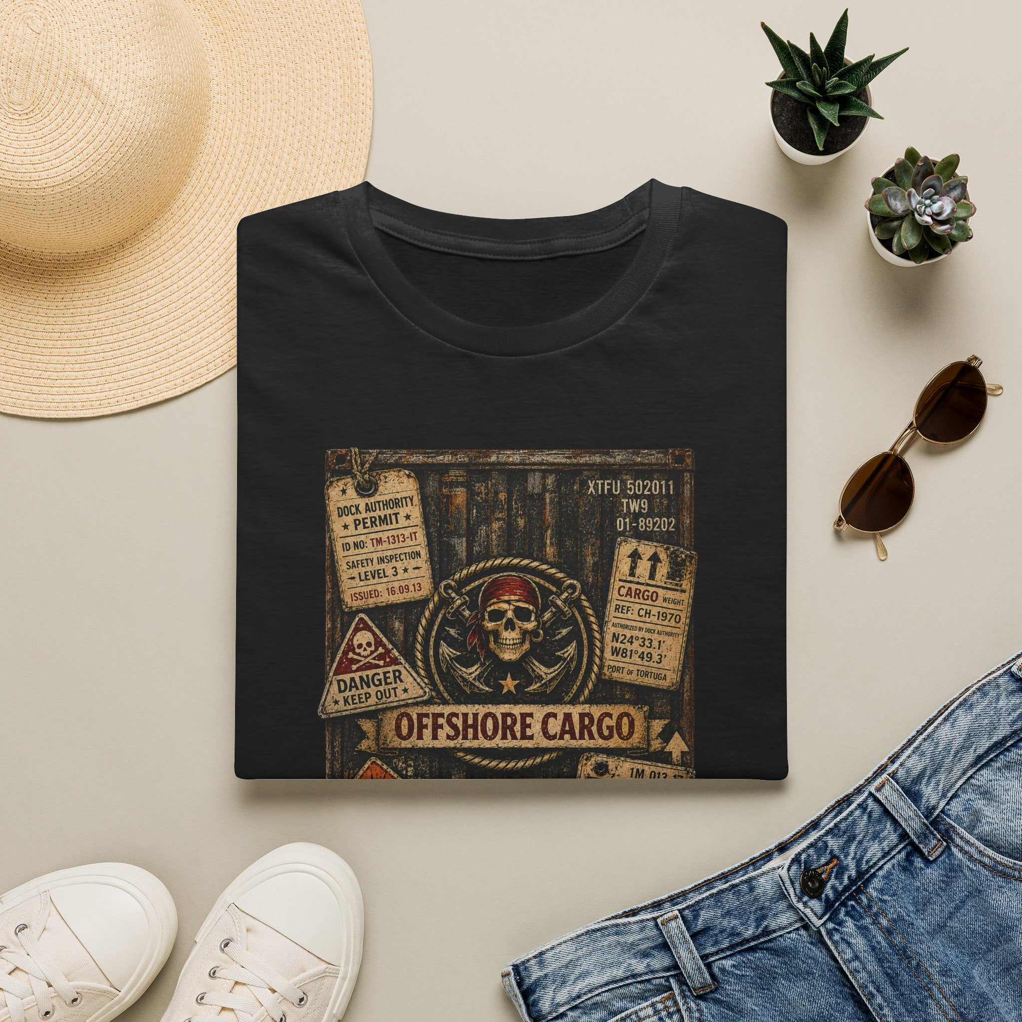 Offshore Cargo Skull T-Shirt