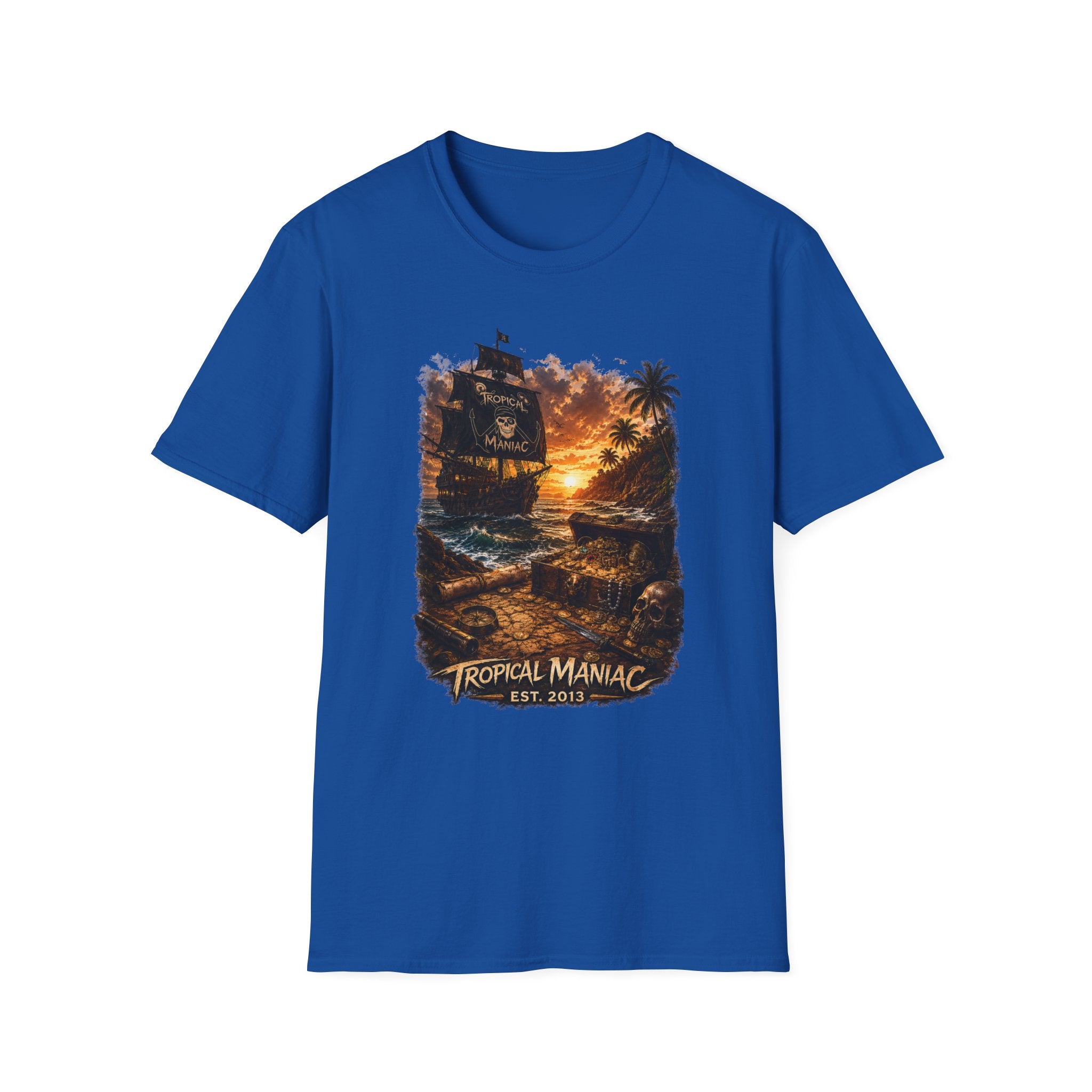 Sunset Pirate Ship T-Shirt