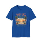 Beaches & Dreams Sunset T-Shirt — Tropical Palm Beach Vibes