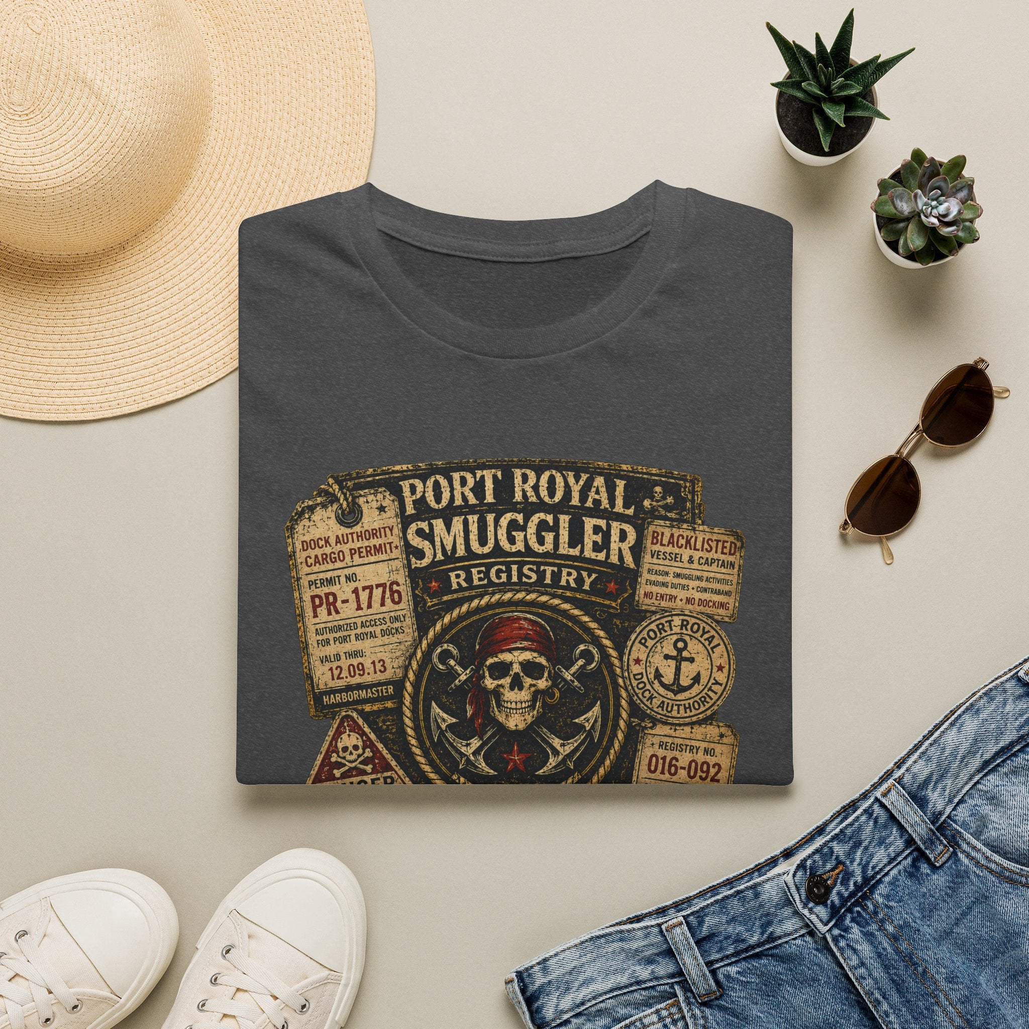 Smuggler Registry Skull T-Shirt