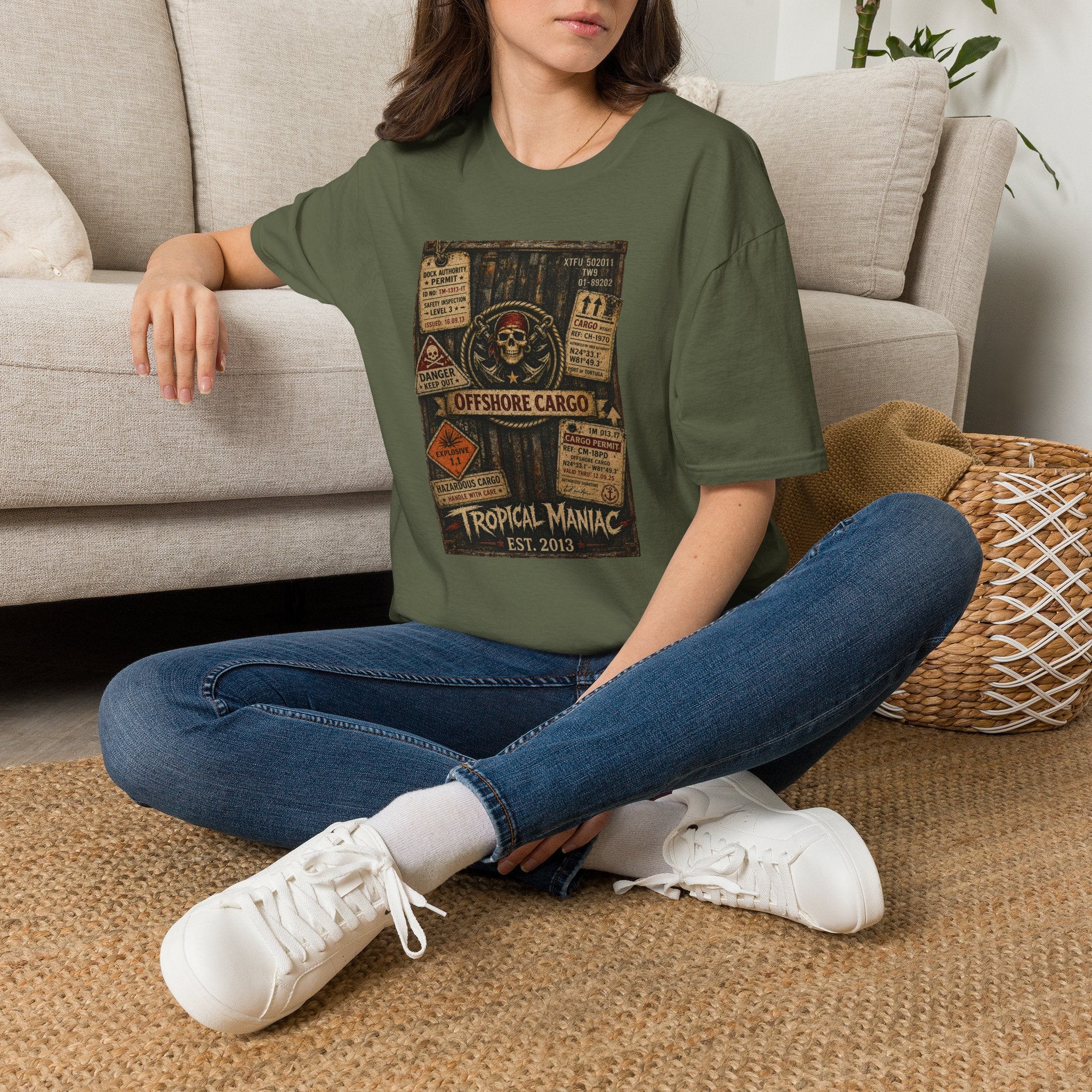Offshore Cargo Skull T-Shirt