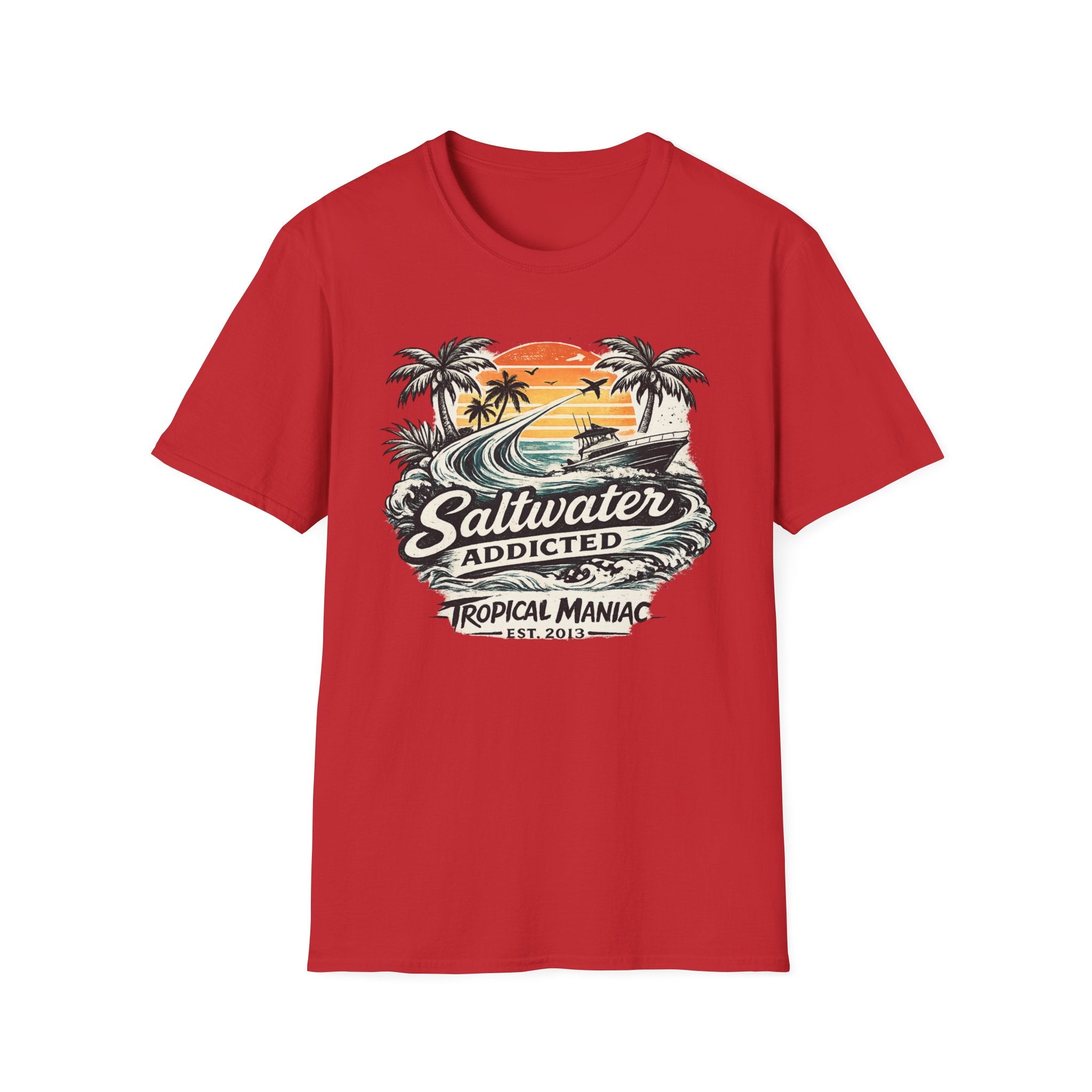 Saltwater Addicted Beach T-Shirt