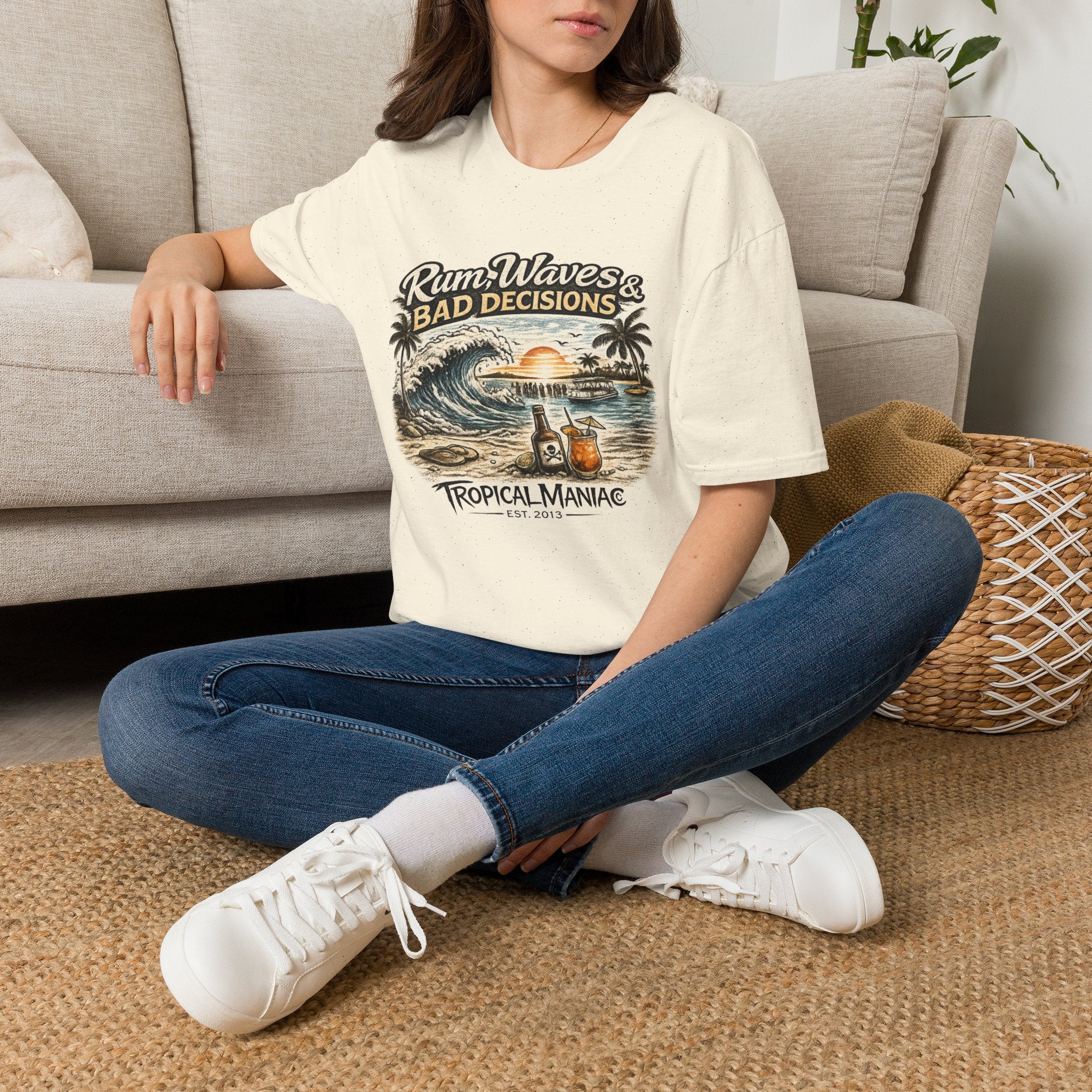 Rum, Waves & Bad Decisions T-Shirt