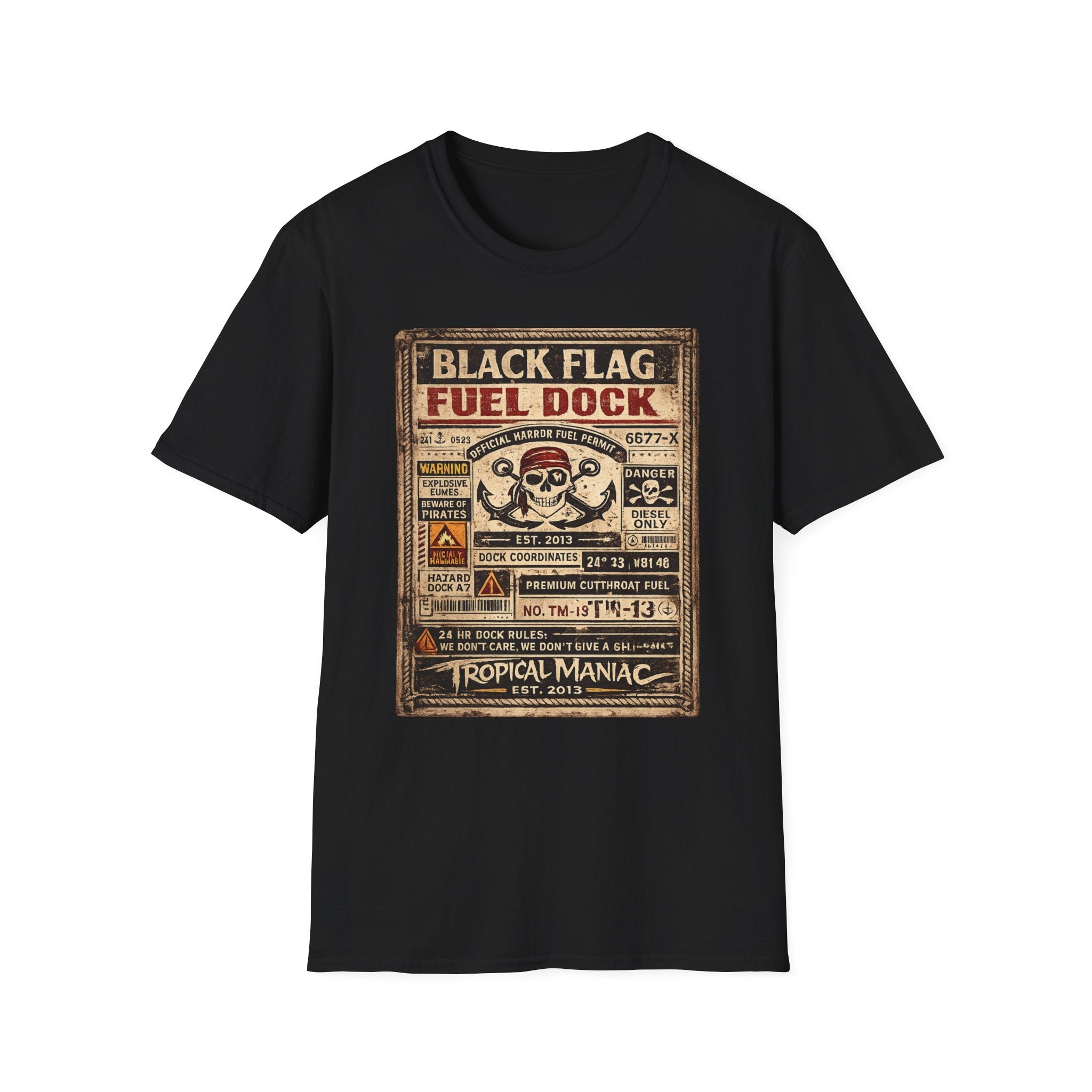 Black Flag Fuel Dock T-Shirt