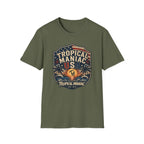 Tropical Maniac USA T-Shirt — Vintage Beach Palm Graphic Tee
