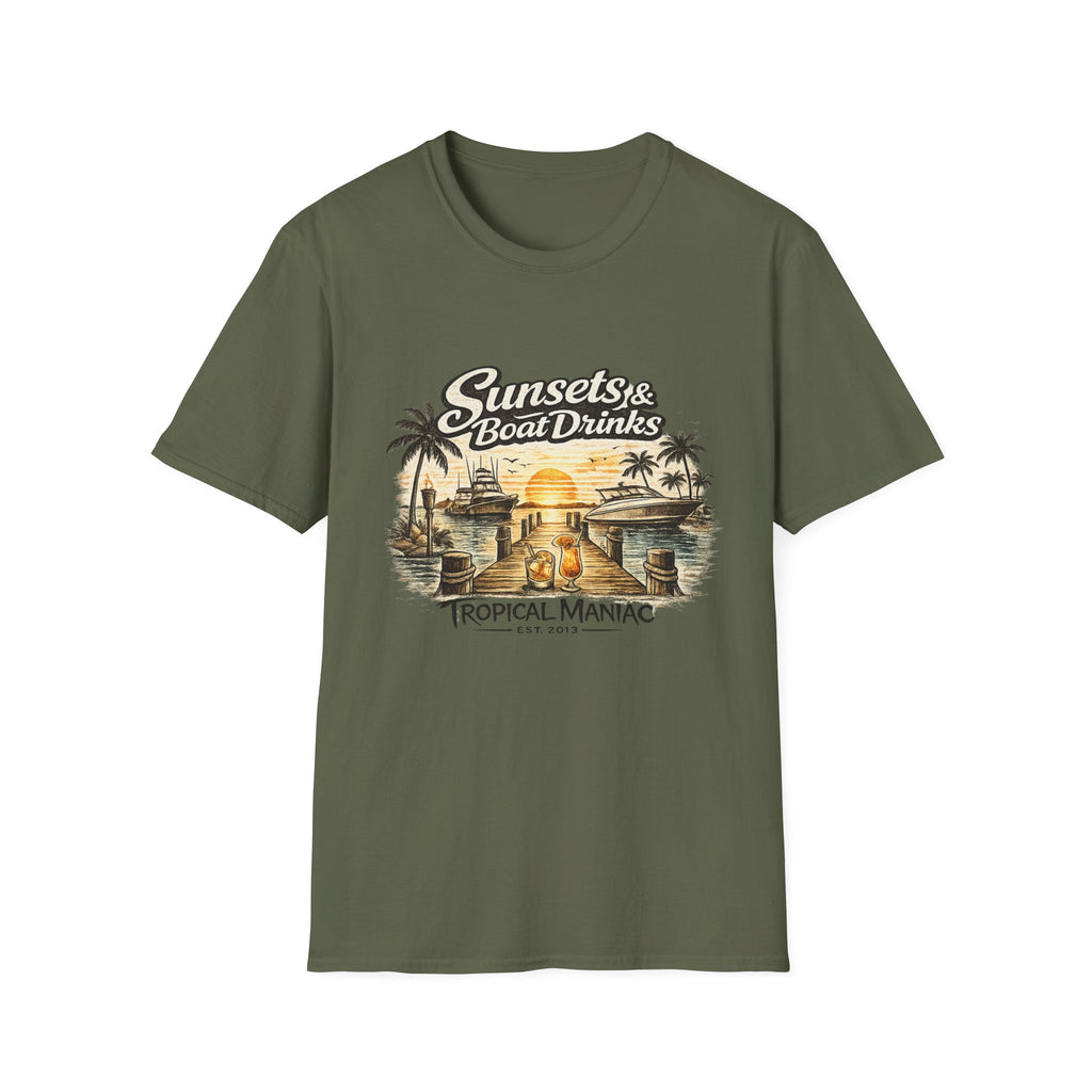 Sunsets & Boat Drinks T‑Shirt