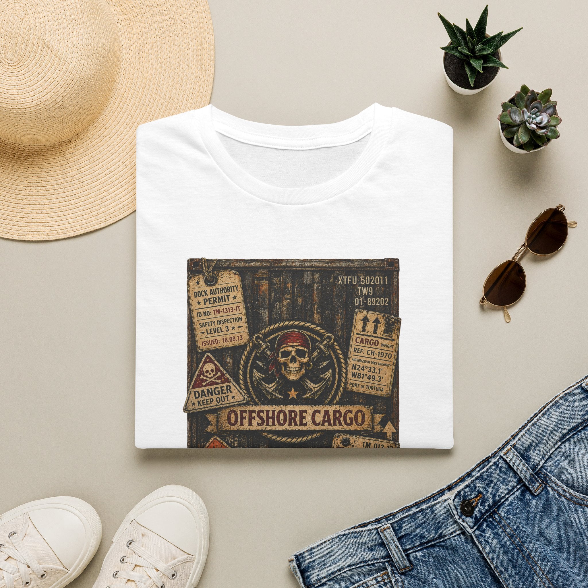 Offshore Cargo Skull T-Shirt