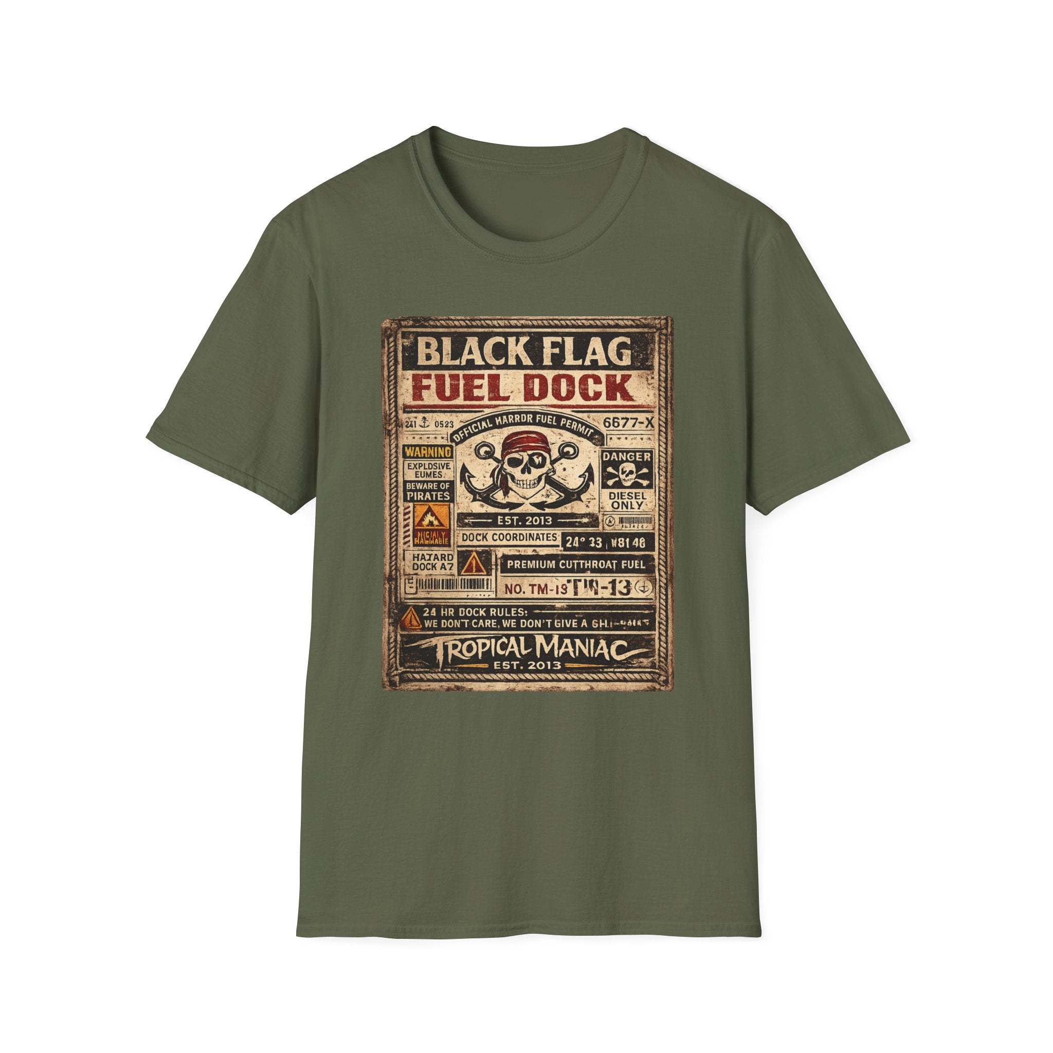Black Flag Fuel Dock T-Shirt