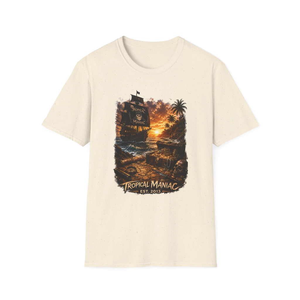 Sunset Pirate Ship T-Shirt