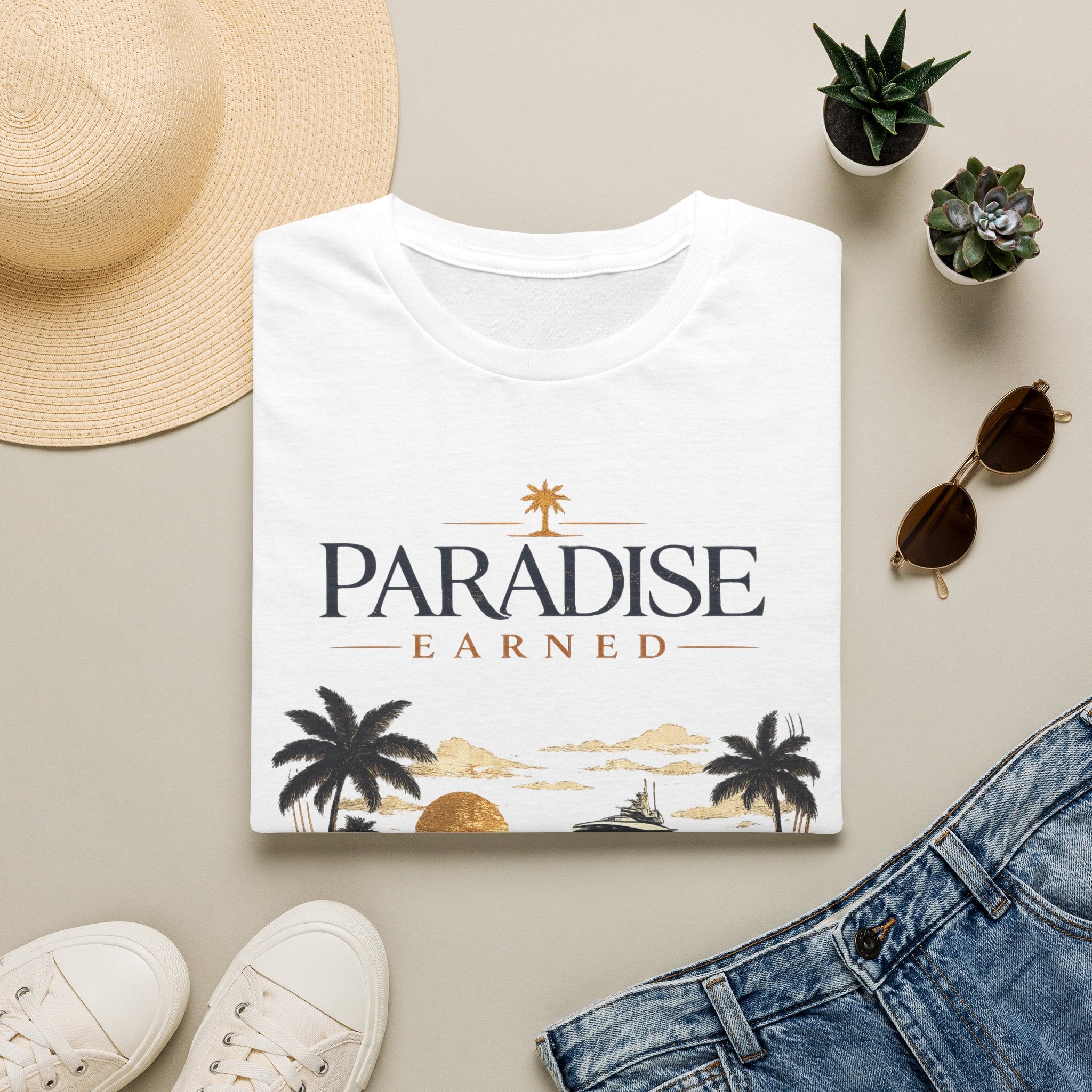 Paradise Earned Beach T-Shirt