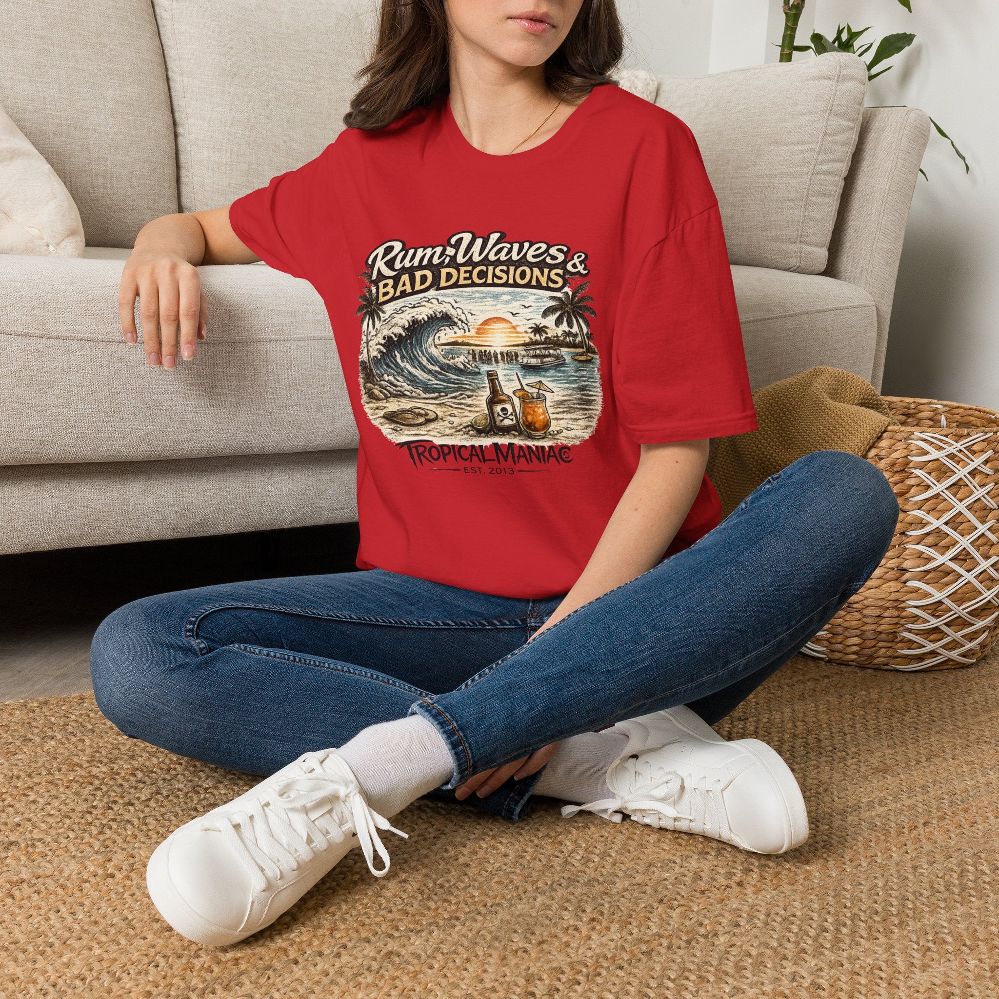 Rum, Waves & Bad Decisions T-Shirt