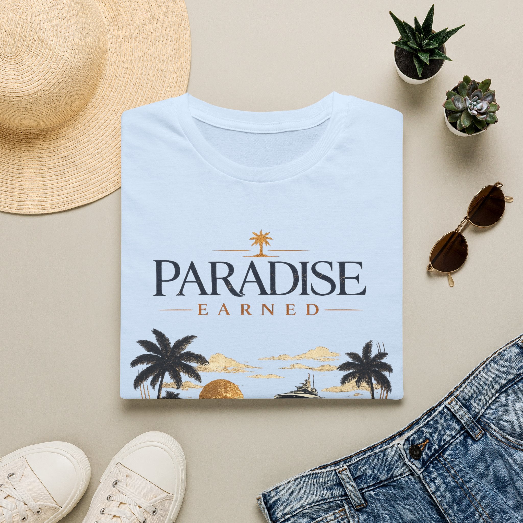 Paradise Earned Beach T-Shirt