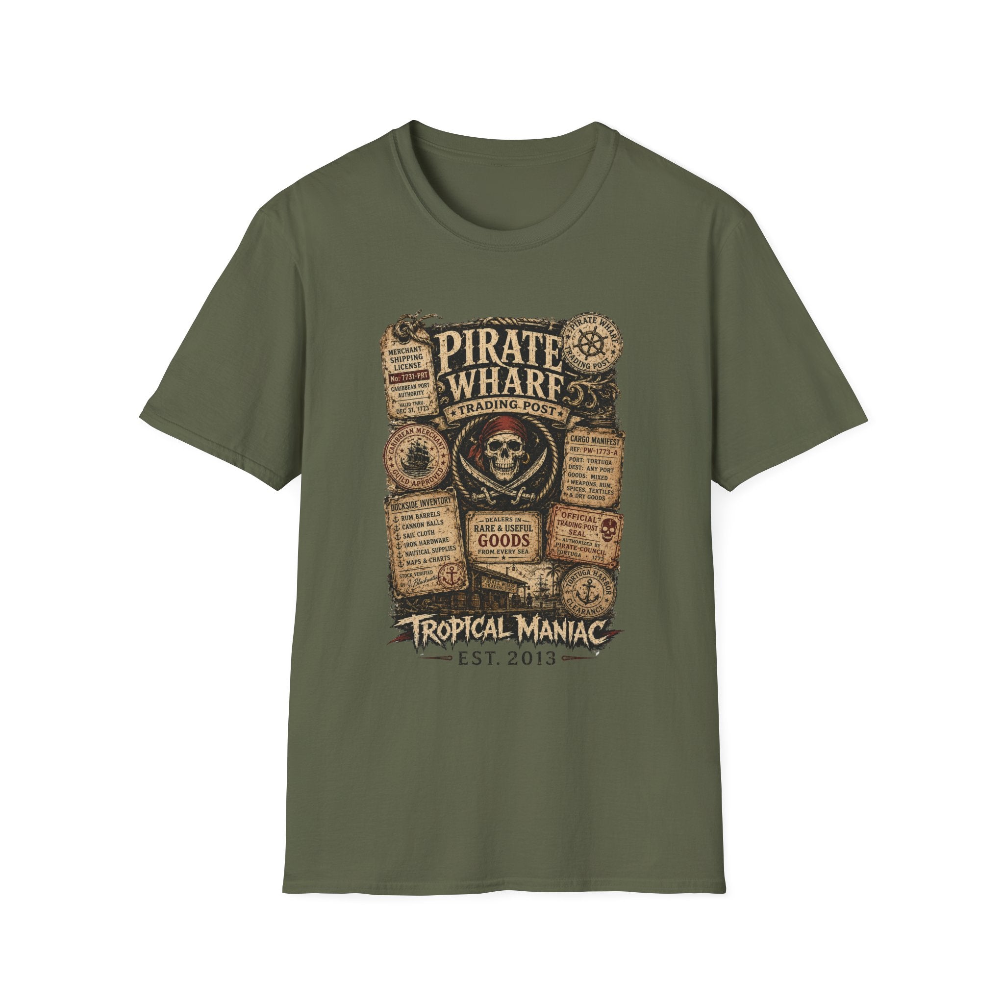 Pirate Wharf Trading Post T-Shirt