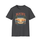 Beaches & Dreams Sunset T-Shirt — Tropical Palm Beach Vibes