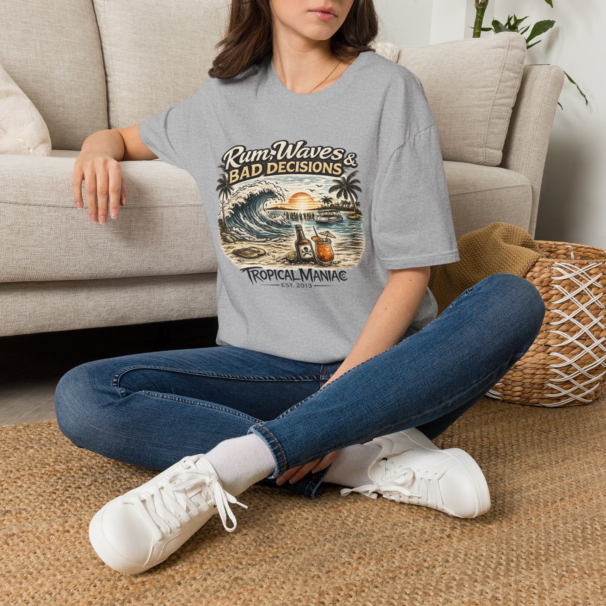 Rum, Waves & Bad Decisions T-Shirt