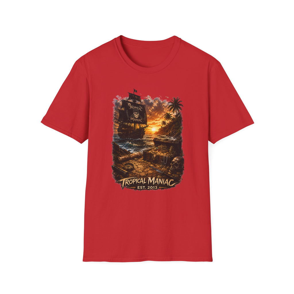 Sunset Pirate Ship T-Shirt