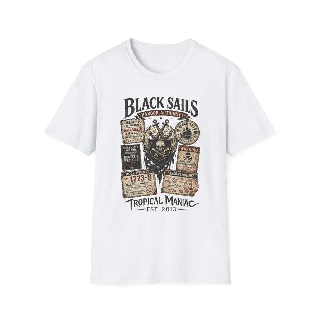 Black Sails Pirate Crest T-Shirt