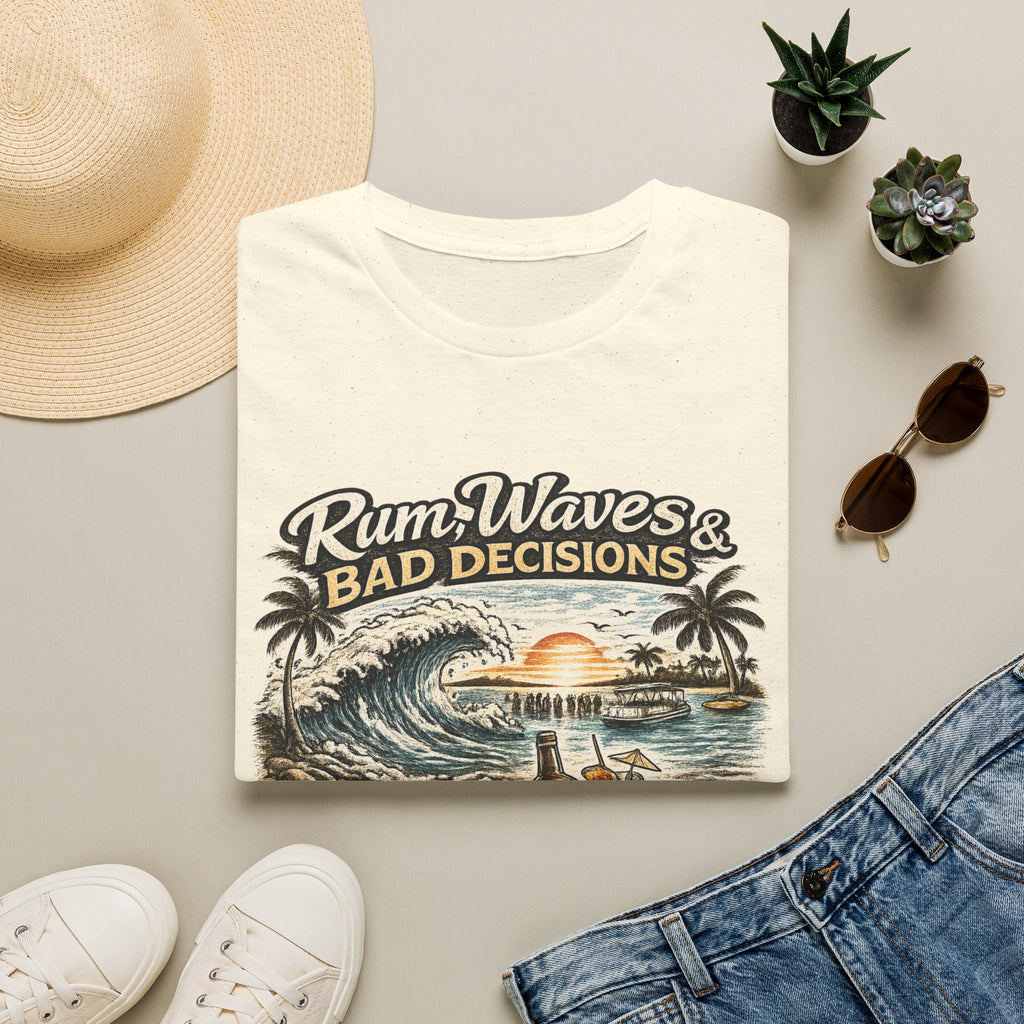 Rum, Waves & Bad Decisions T-Shirt