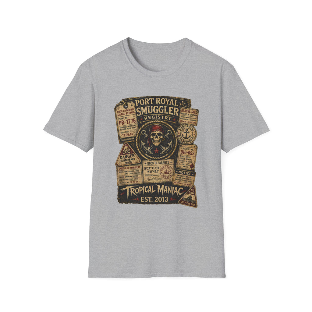 Smuggler Registry Skull T-Shirt