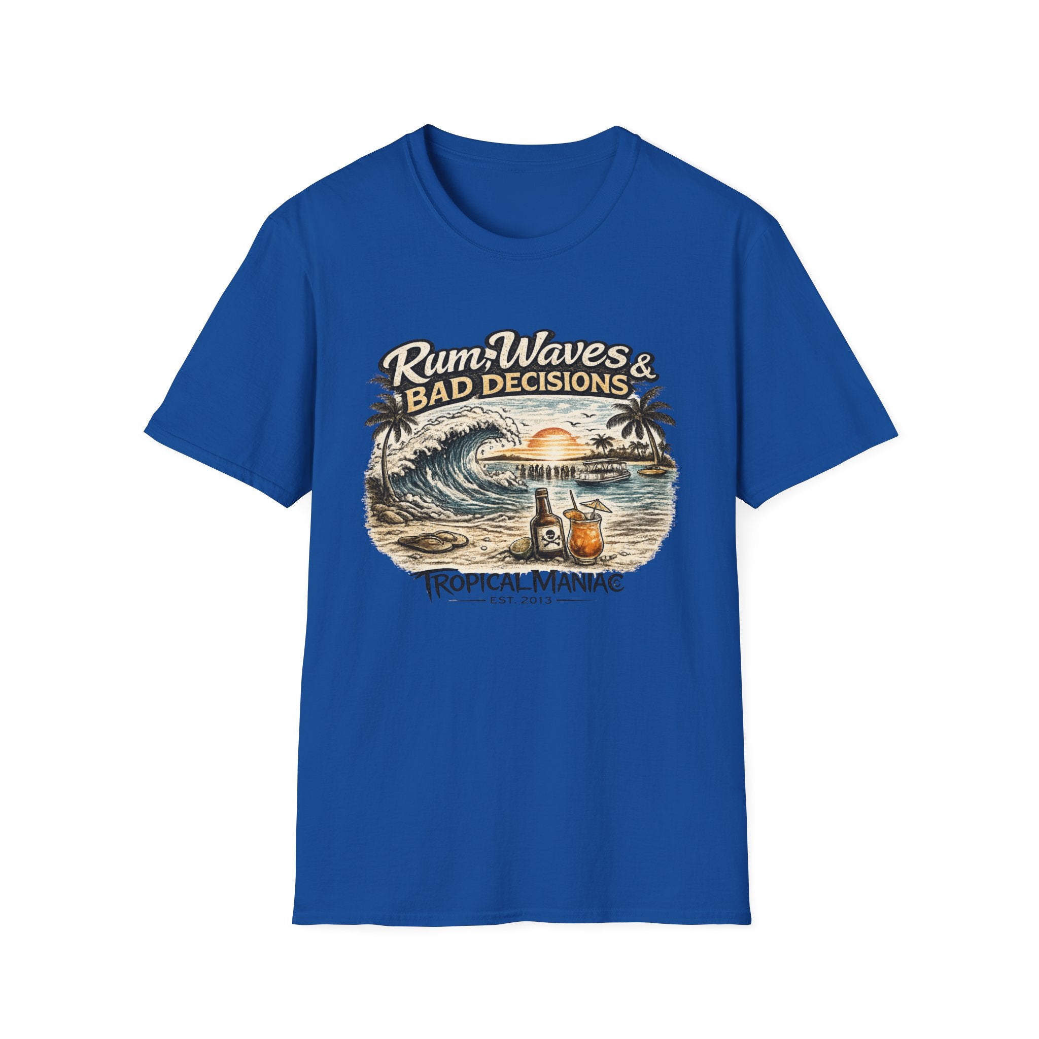 Rum, Waves & Bad Decisions T-Shirt