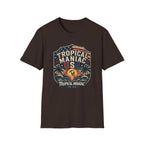 Tropical Maniac USA T-Shirt — Vintage Beach Palm Graphic Tee