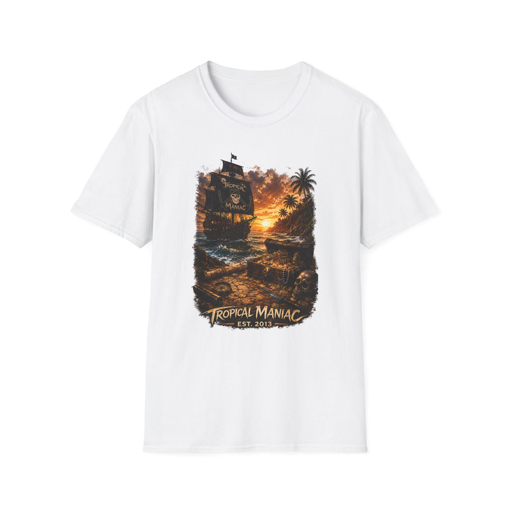 Sunset Pirate Ship T-Shirt