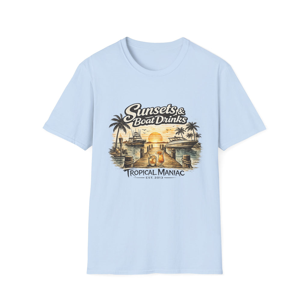 Sunsets & Boat Drinks T‑Shirt