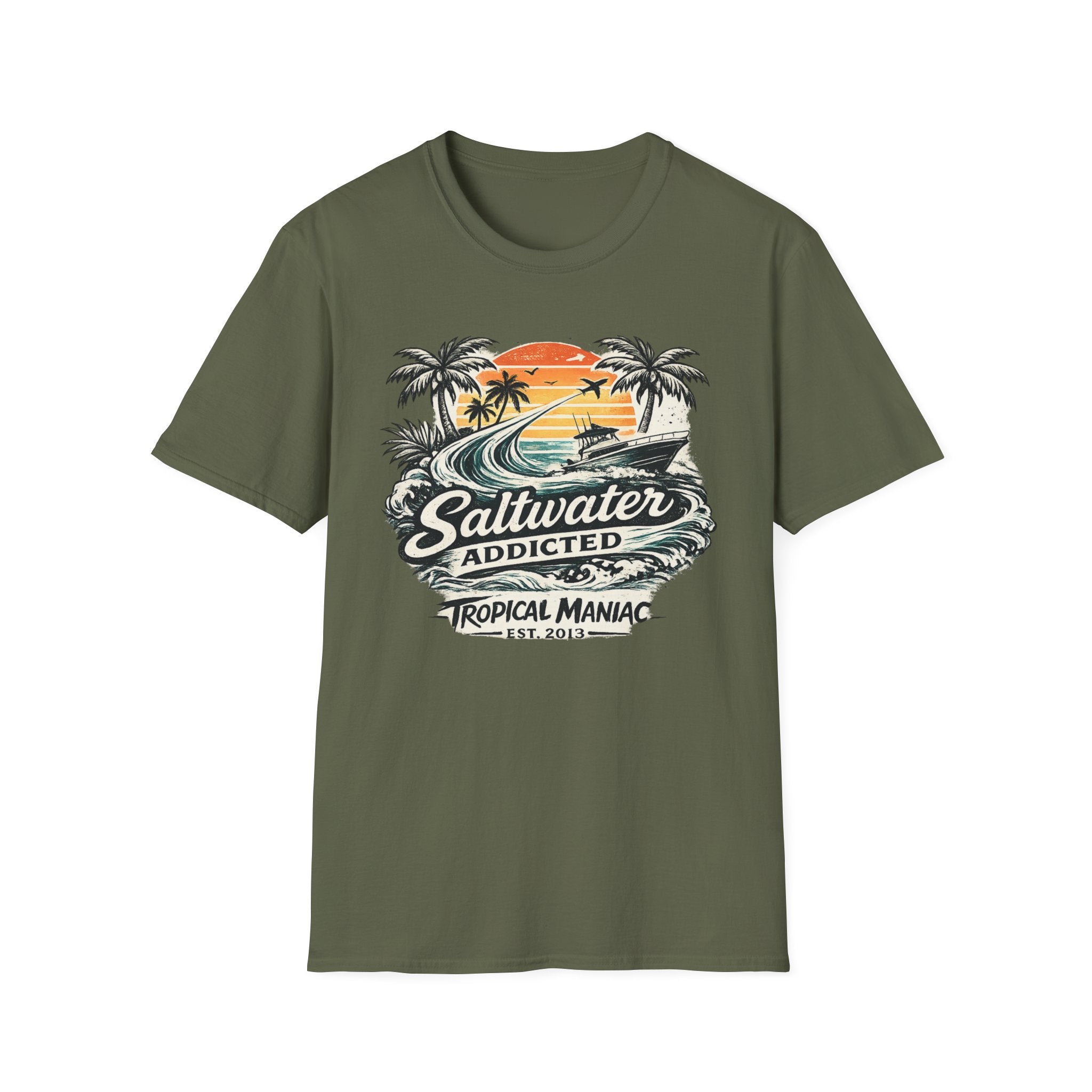 Saltwater Addicted Beach T-Shirt
