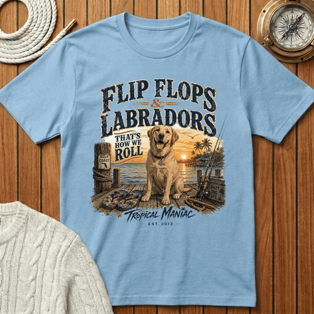 Flip Flops & Labradors - T-Shirt