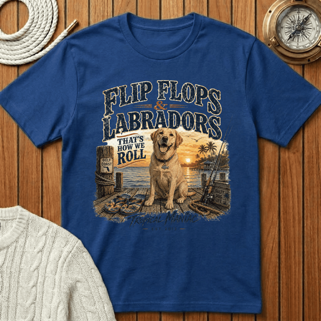 Flip Flops & Labradors - T-Shirt
