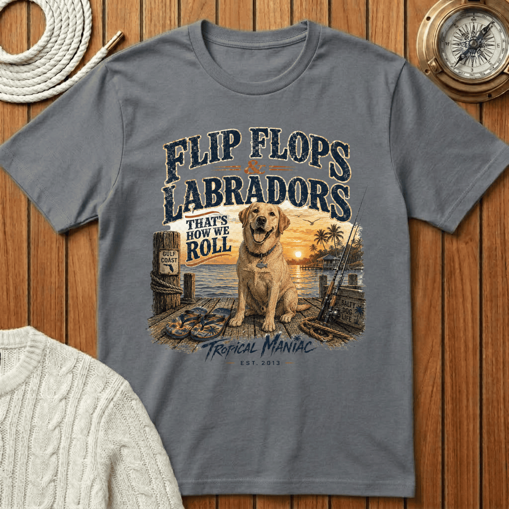 Flip Flops & Labradors - T-Shirt
