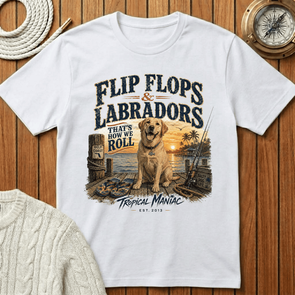 Flip Flops & Labradors - T-Shirt