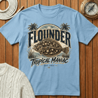 Flounder Tropical Graphic - T-Shirt