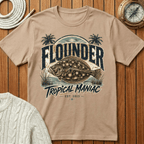 Flounder Tropical Graphic - T-Shirt