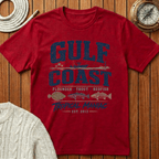 Gulf Coast Flounder Trout Red - T-Shirt