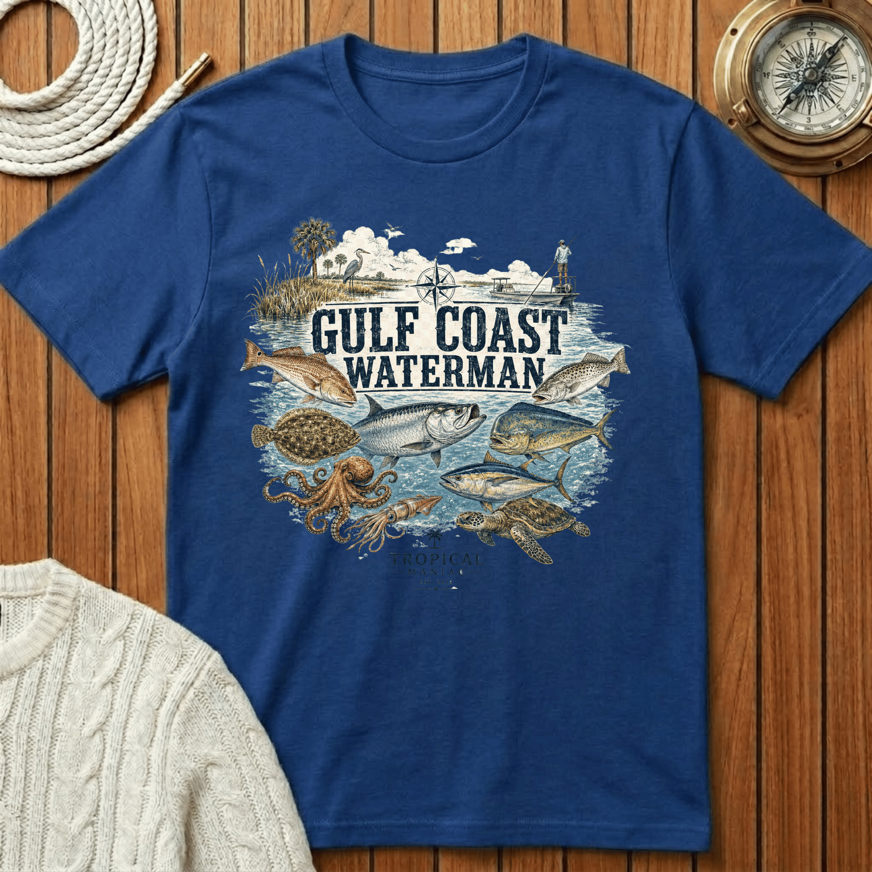 Gulf Coast Waterman - T-Shirt