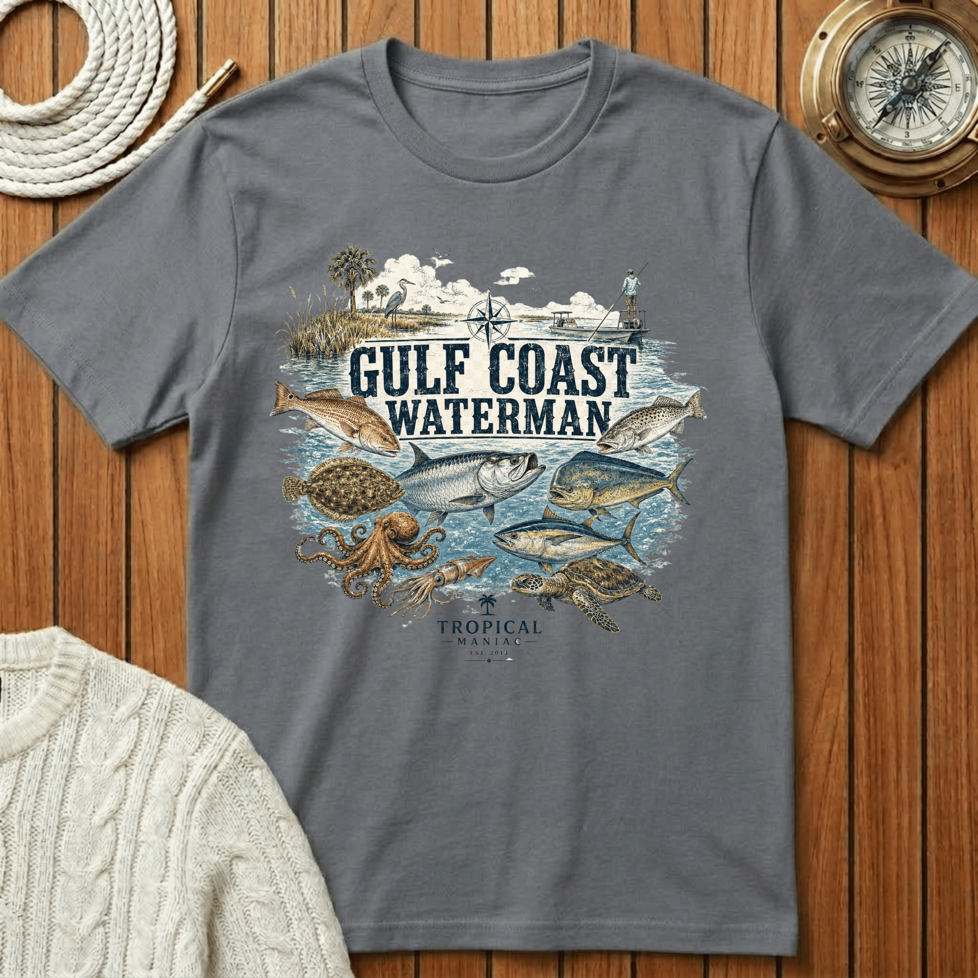 Gulf Coast Waterman - T-Shirt
