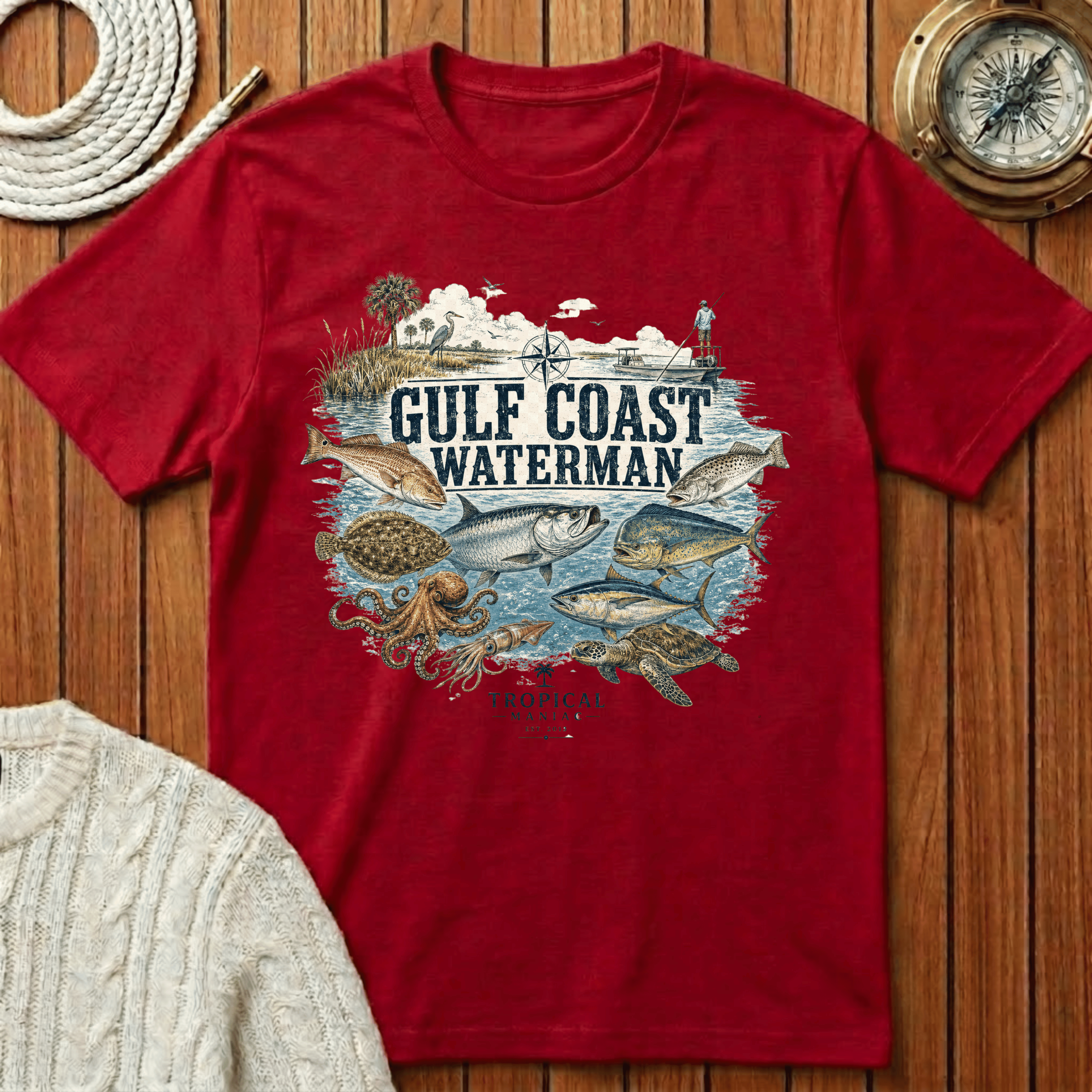 Gulf Coast Waterman - T-Shirt