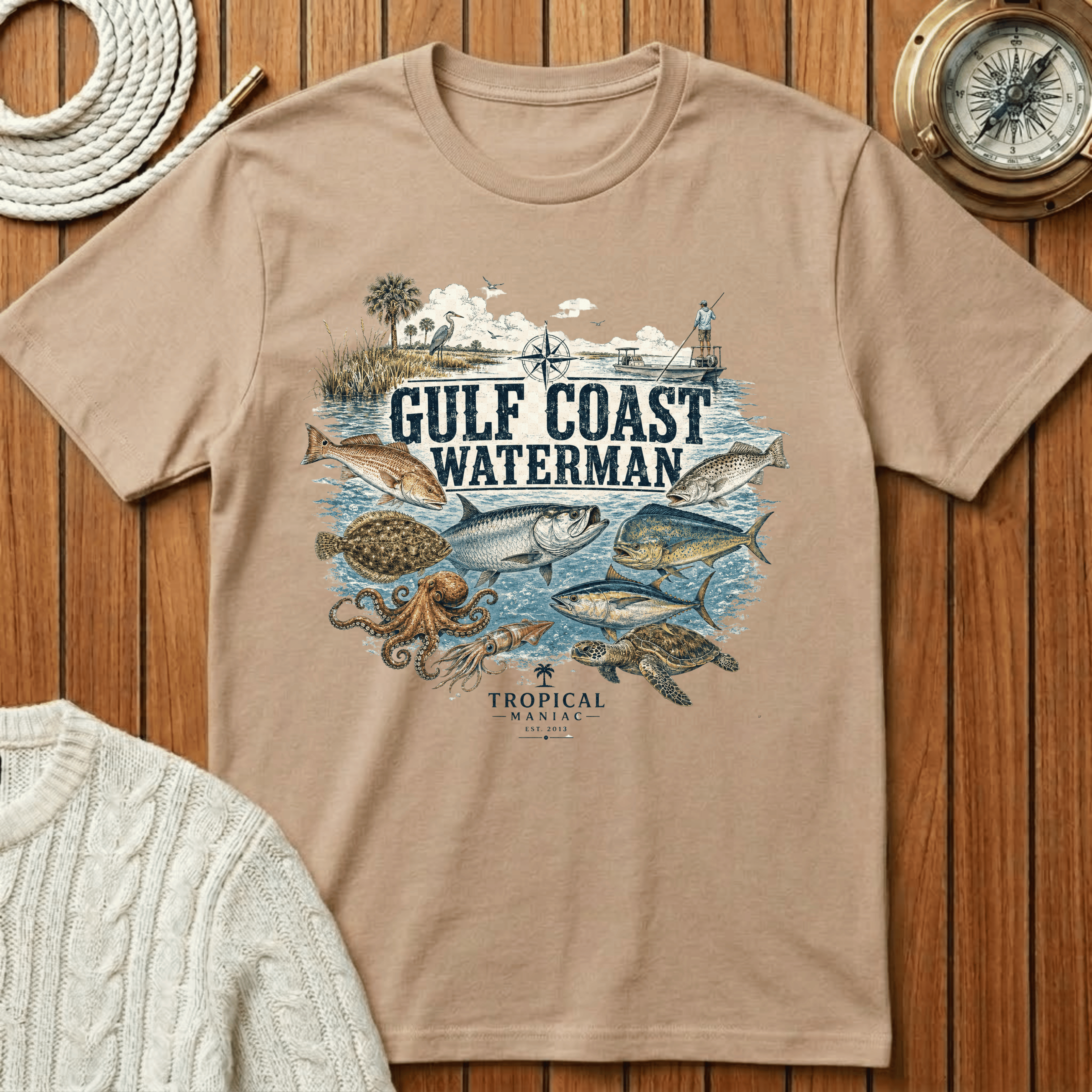 Gulf Coast Waterman - T-Shirt