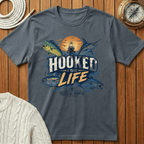Hooked For Life Fishing - T-Shirt