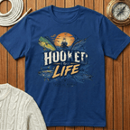 Hooked For Life Fishing - T-Shirt