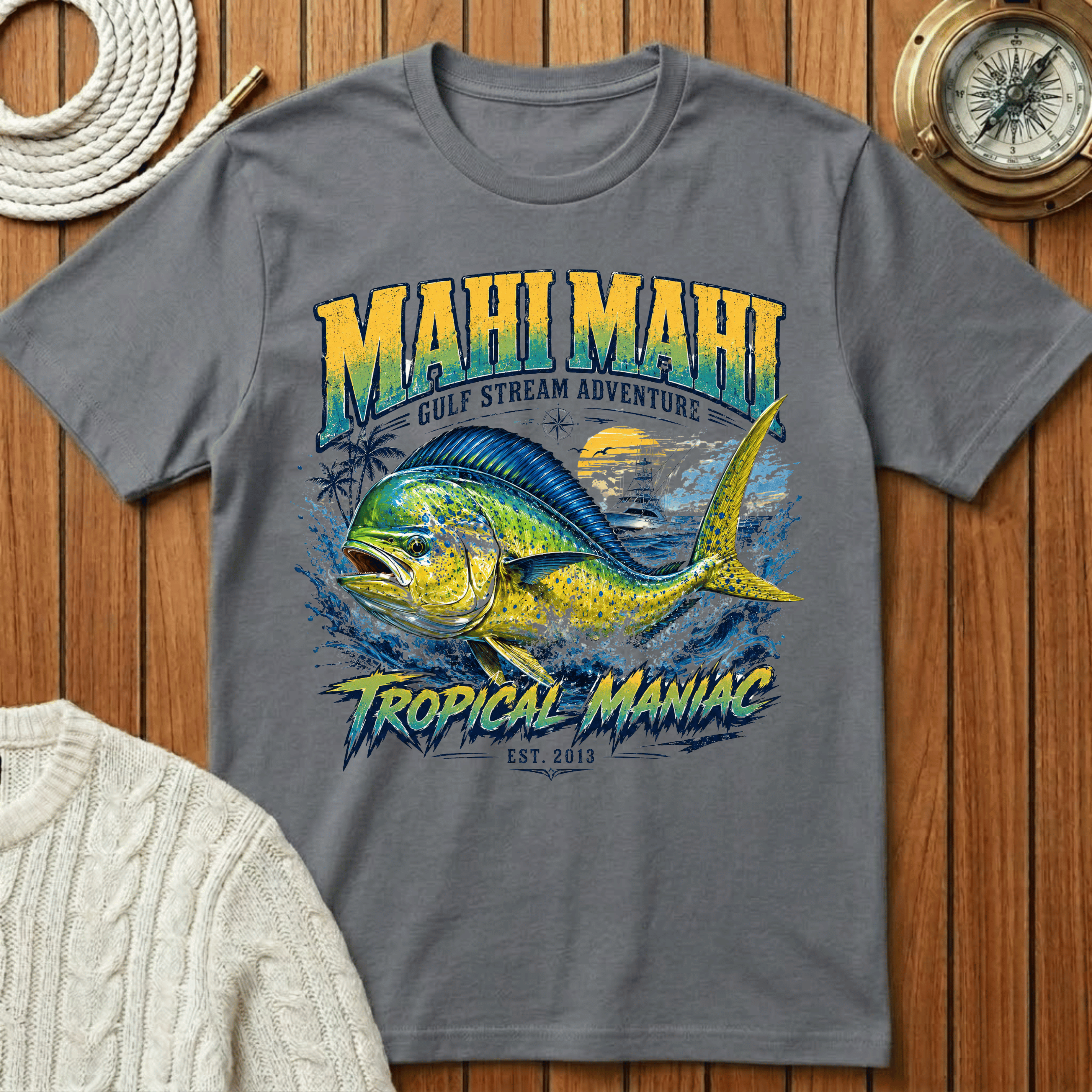 Mahi Mahi Gulf Stream Adventure - T-Shirt